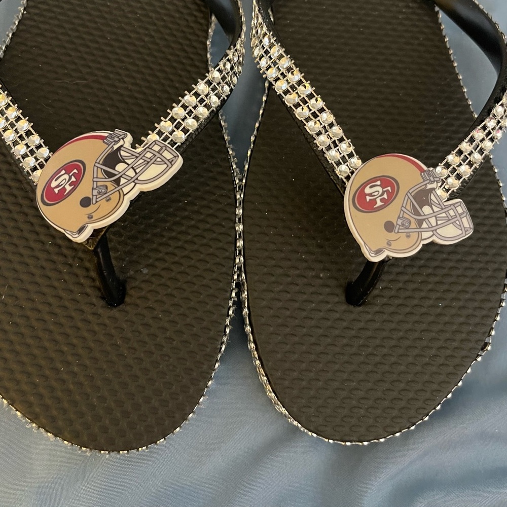 San Francisco 49ers Flip Flops